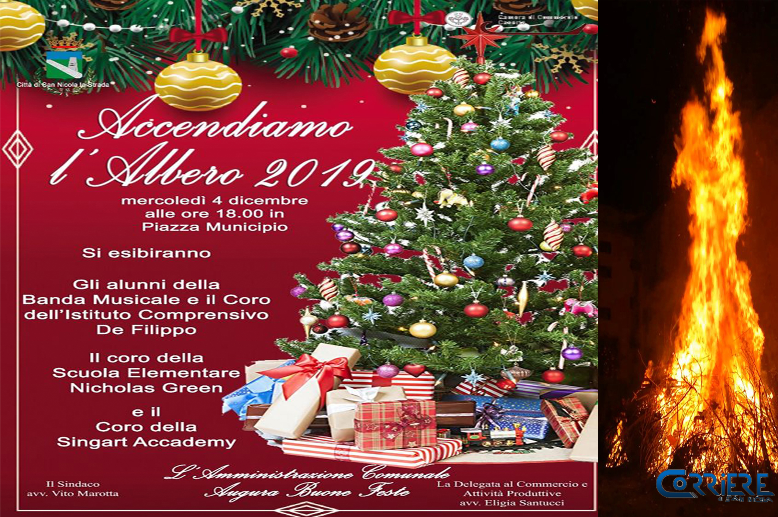 Coro Di Natale.Si Accende Il Natale Sannicolese 2019