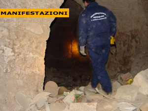 I sotterranei del Convitto Borbonico, riportati alla luce dal Nucleo della Protezione Civile 