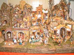 Il presepe realizzato dal Generale Salvatore Cincimino: Un'opera di grande contenuti tecnici e caratteristici che ha riscosso enormi apprezzamenti da parte dei visitatori