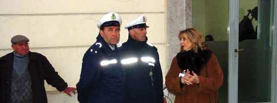 Rappresentanti della Polizia Municipale durante la manifestazione "Cecilia delle Grazie" dello scorso anno